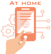 At home digital travel authorization